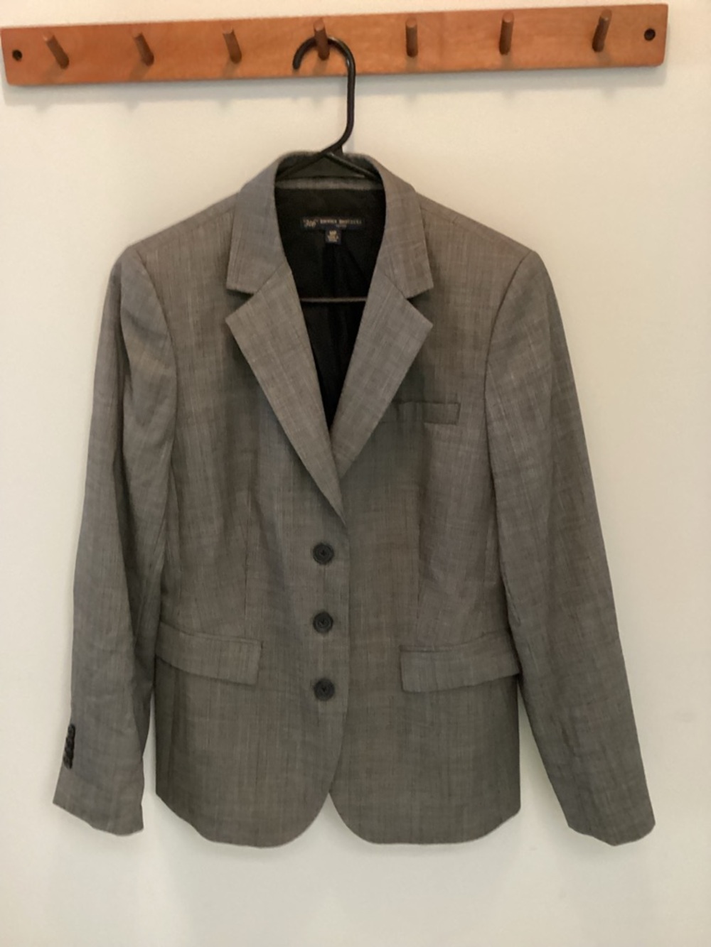 Brooks Brothers Gray Tailored Women's Blazer
